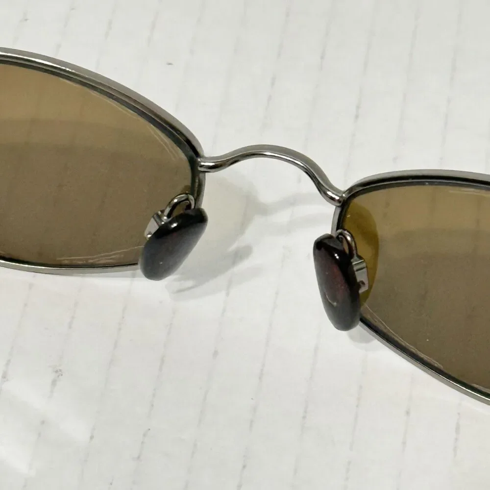 Revo H2O Polarized Sunglasses RE 3012 080/63 51-19 135 Made In Italy Oval Mirror